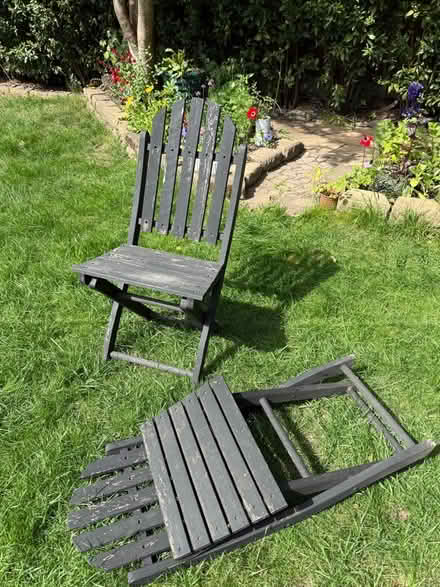 Photo of free Folding Garden Chairs (Fleet GU51) #4