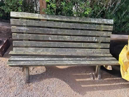 Photo of free Wooden bench 1.5 m long (Millfields CW5) #1