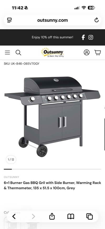 Photo of free Brand new 6 burner gas bbq in box (L16 Childwall) #1