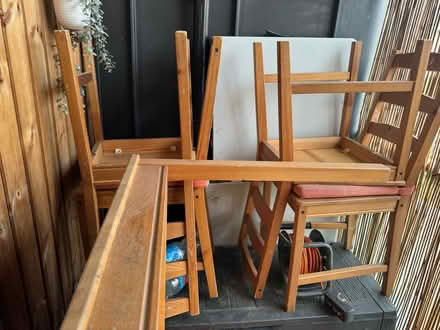 Photo of free Dining table and 4 chairs (West Hampstead NW6) #2