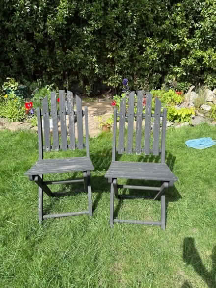 Photo of free Folding Garden Chairs (Fleet GU51) #1