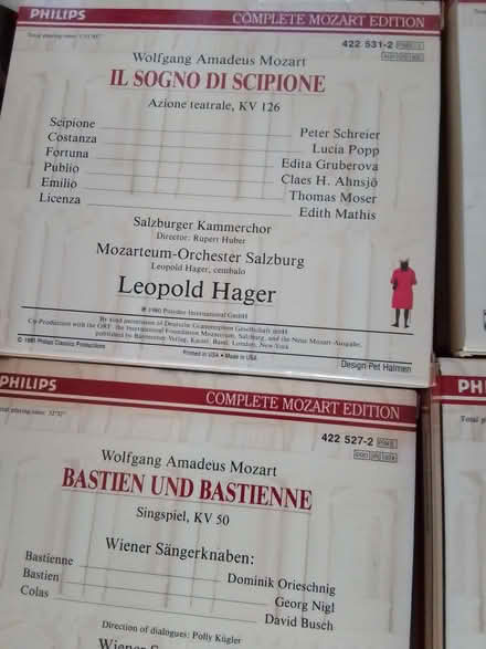Photo of free Mozart operatic CDs (Bailbrook BA1) #3
