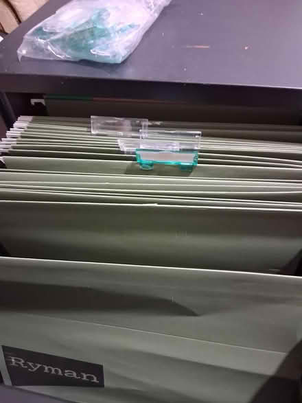 Photo of free Black 2 drawer filing cabinet (W4) #4