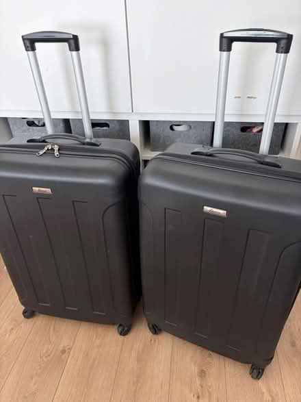 Photo of free 2 x Linea black suitcases (Guildford GU2) #1