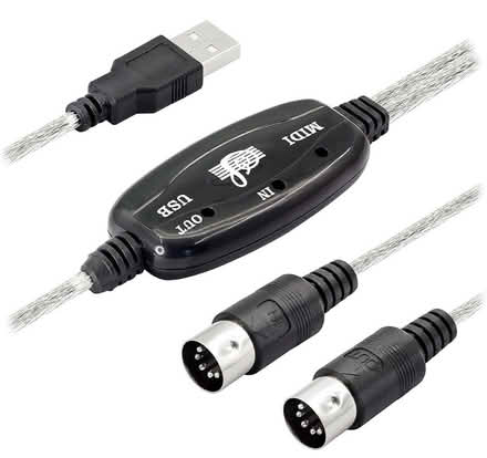 Photo of free USB to Midi cable (Oxenholme LA9) #3