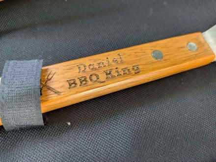 Photo of free BBQ Set (personalised for Daniel) (Bedwell SG1) #2
