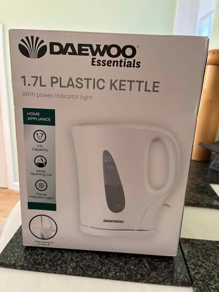Photo of free White Electric Kettle - unused (Southville, Cwmbran) #1
