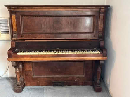Photo of free Antique Upright Piano (Fountain Vly, Heil & Bushard) #2