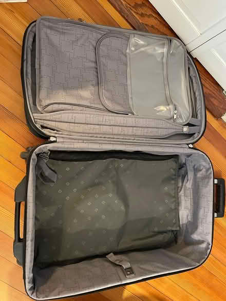 Photo of free black 2-wheeled suitcase (Brookline) #3