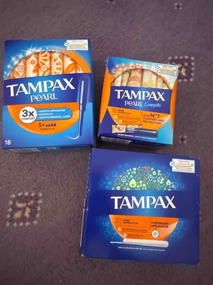 Photo of free 3 boxes of super plus tampax (OX5 (Kidlington)) #1