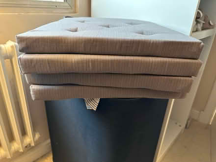 Photo of free IKEA chair cushions (Hammersmith W6) #2