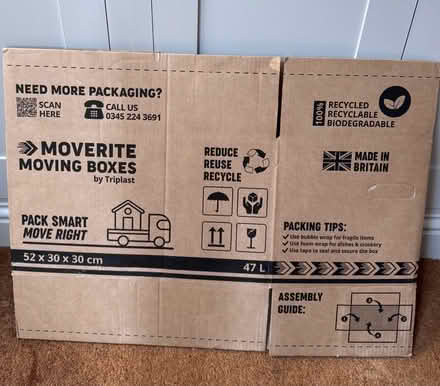 Photo of free 4 x cardboard packing boxes (OX2 Norham Manor) #1