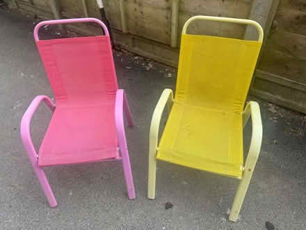 Photo of free Two children’s garden seats (Combe Down BA2) #1