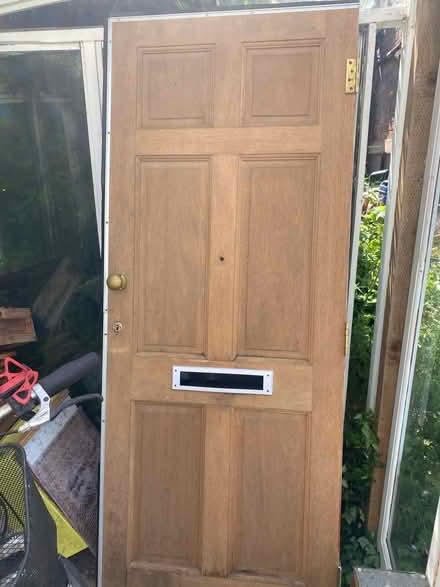 Photo of free Hardwood door (Nottingham NG5) #1