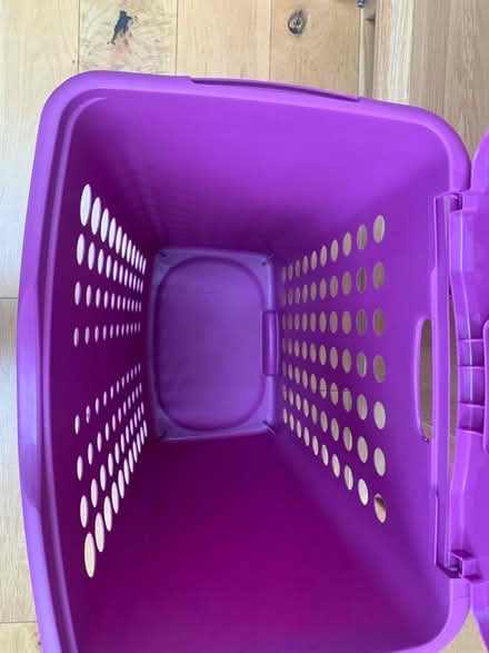 Photo of free Small purple laundry basket (Combe Down BA2) #2