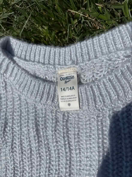 Photo of free New w/tags light blue sweater (Bascom/Union Campbell) #1