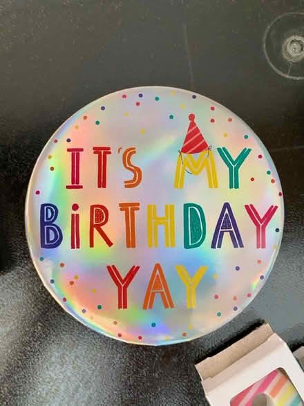 Photo of free Birthday candles/banner/badges (Crawley RH11) #2