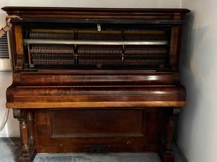 Photo of free Antique Upright Piano (Fountain Vly, Heil & Bushard) #3