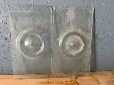 Photo of free Two bulls eye panes clear glass (Redruth) #2