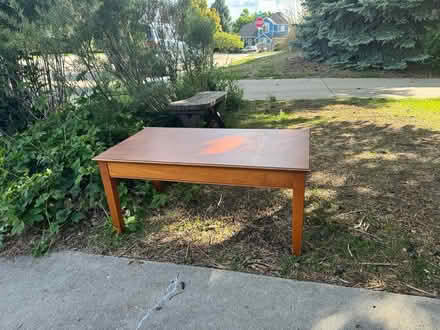 Photo of free Wood coffee table (Lafayette) #2
