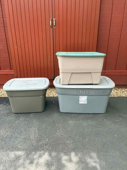 Photo of free 3 Storage Totes (Lunenburg) #1