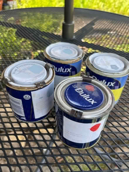 Photo of free Dulux 250ml Paint Samples 3 Blues (Hertford Heath SG13) #1