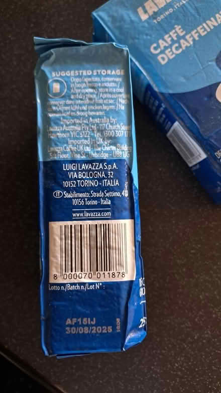 Photo of free Lavazza Coffee/ expaired (Southall Green) #2
