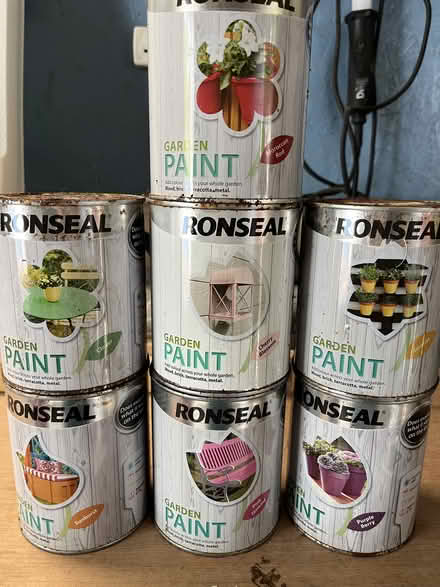 Photo of free small tins of paint for wood (Redruth) #1