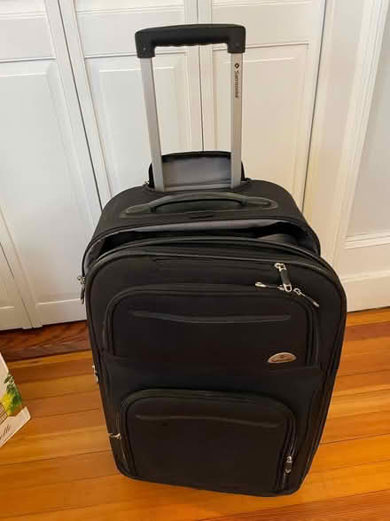 Photo of free black 2-wheeled suitcase (Brookline) #2