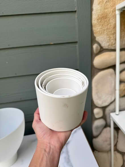 Photo of free Small White Pots (Lafayette) #2