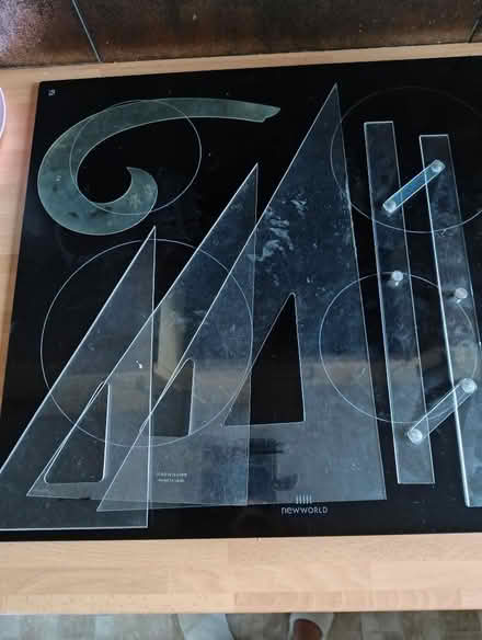Photo of free Set squares, parallelogram & french curve (Walderslade Bottom ME5) #1