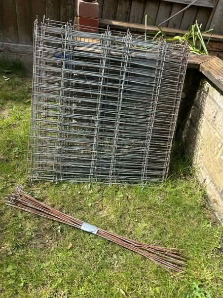 Photo of free Rabbit run / wire fencing panels (Bisley Woking GU24) #1