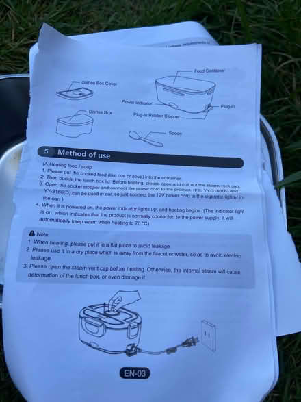 Photo of free Lunch or food warmer (Farlington PO6) #3