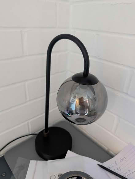 Photo of free 2x Glass Table Lamps (Belle Vue WF1) #1