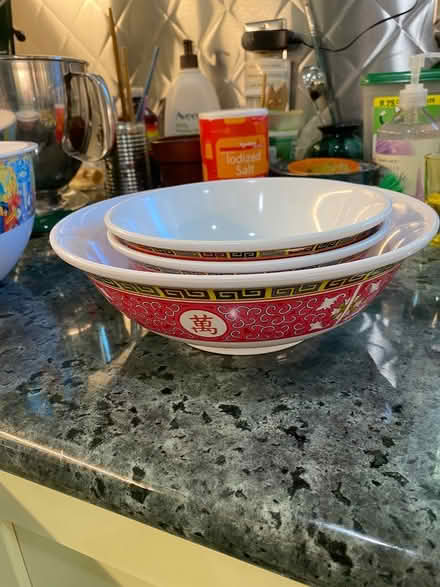 Photo of free 3 plastic bowls (Willows, Menlo Park) #1