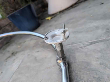 Photo of free Circular chrome shower rail 77cm (East Finchley N2) #2