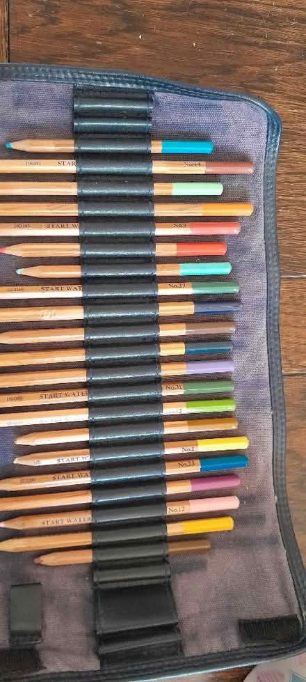 Photo of free Art materials - coloured pencils, paint set, pens (Haslingfield CB23) #3