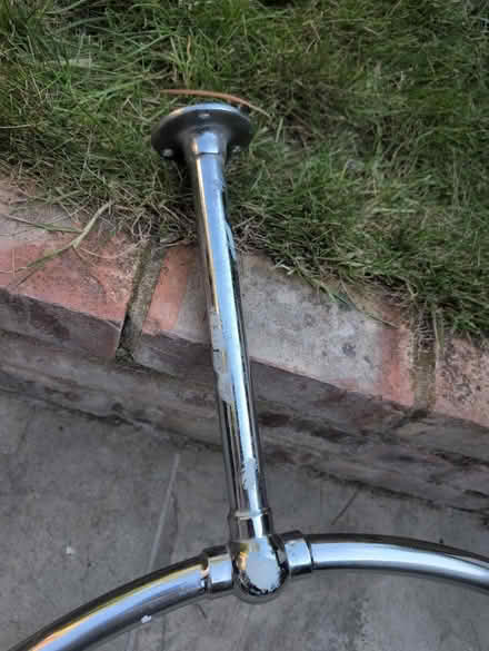 Photo of free Circular chrome shower rail 77cm (East Finchley N2) #3