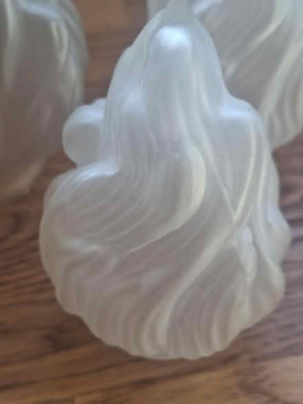 Photo of free 3 x glass lamp shades (Bedhampton PO9) #3