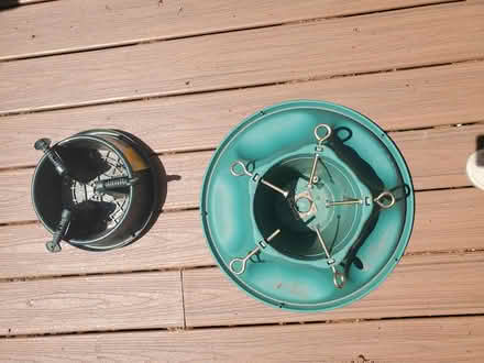 Photo of free Two Christmas tree stands (Downtown Bothell) #2