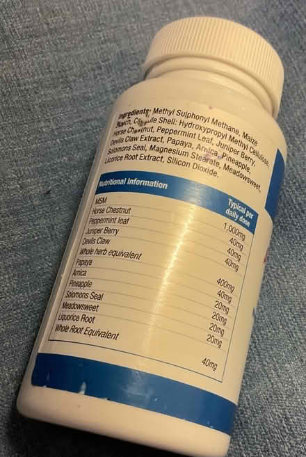 Photo of free Food suppliment Tablets (Bieldside AB15) #3