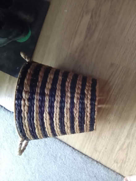 Photo of free Woven waste basket (Waltham Abbey EN9) #1