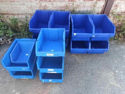 Photo of free Garage stackable boxes (Fallowfield-Manchester M14 7hb) #1