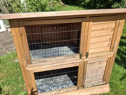 Photo of free Guinea pig / rabbit hutch, two runs and a shelter (Browns Hill GL6) #2