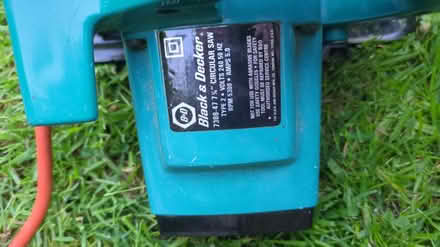 Photo of free Black & Decker circular saw (WA14 Altrincham) #2