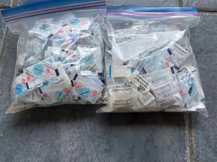 Photo of free Many silica gel packs (W4 2BU) #1