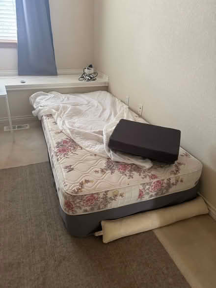 Photo of free Twin Bed Mattress & Box Spring (Lafayette) #1