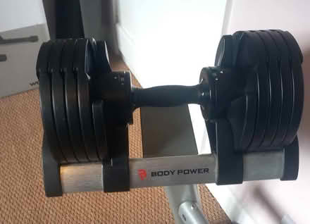 Photo of Adjustable dumbbells with stand (Manchester rusholme M14) #2