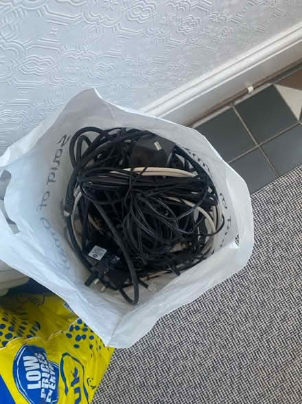 Photo of free Miscellaneous cables, TV , chargers (Penarth CF64) #1