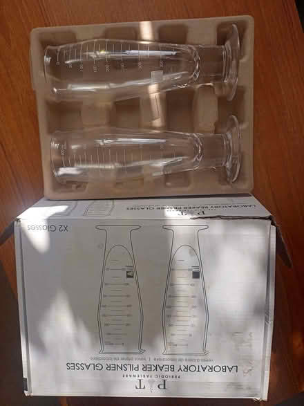 Photo of free 2 beaker pilsner glasses (Rose Hill OX4) #1